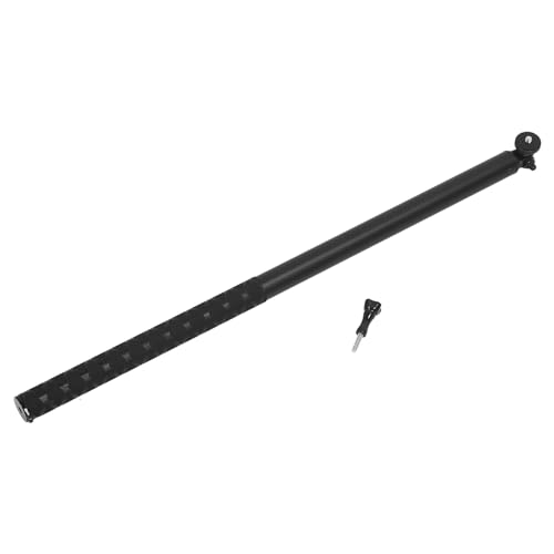 Palo Selfie para Cámara de Acción, Extensible de Aleación de Aluminio 5 Secciones, 100 Inch, Tornillo 1/4 Inch - Ligero y Resistente, Mango Antideslizante, Ideal para Insta360