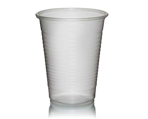 A406 Plastic Disposable General Use Cup, 7 Ounce, 1000 Count (Pack of 1), White, Clear