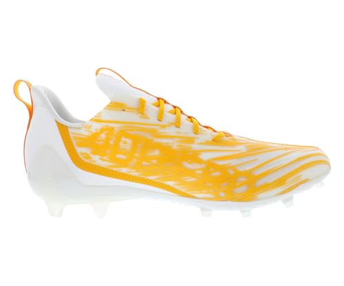 adidas Adizero Mens Shoes Size 15, Color: Delta White/Yellow-Delta White