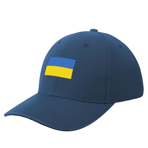 Boys Girls Ukraine Flag Baseball Cap, Adjustable Snapback Sun Protection Trucker Hats Outdoor Travel