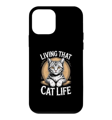 Living That Cat Life �X�}�z�P�[�X iPhone 12 mini �p