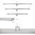 Uni-Green 36 inch Linear Shower Drain with Leveling Feet - Rectangle Shower Floor Drain with Hair Strainer - Removable Brushed Grate with Mission Style Different Length - SS304 Material