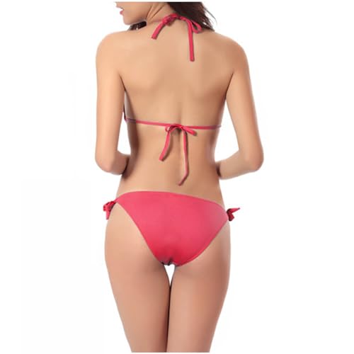 Women's Halter One Piece Swimsuits Monokini Bathing Suits Sexy Deep V Backless Bikini Swimwear3
