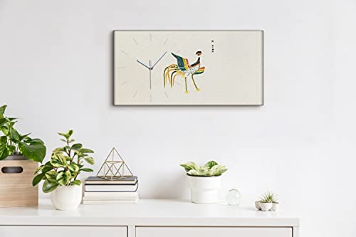 Horloge sur Toile Ne Pas Tic Tac en Silence Image Art