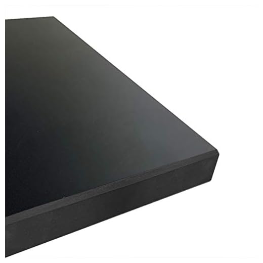 Epoxy Resin Tabletop (60x30, Black Onyx)