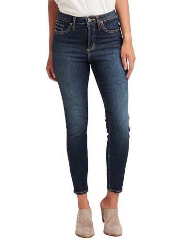 Silver Jeans Co. Women's Infinite Fit High Rise Skinny Leg Jeans