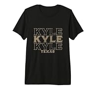 Perfect retro 70s Retro Texas gifts for anyone traveling to Kyle Texas. Proud to be born in Kyle, Texas. Cute Texas vacation decor, great for locals or tourest visiting Texas. This premium t-shirt is made of 100% organic ring spun combed cotton. Unis...