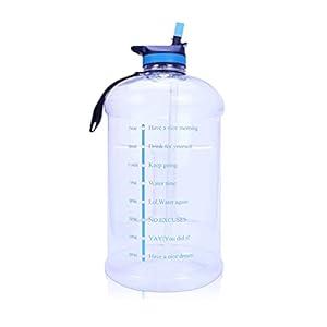 3.78L Grote capaciteit Waterfles Outdoor Cycling Camping Sport Buitensporten Accessoires Fitness Cup met stro en schaal