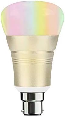 Hans Lighting Smart Bulb PC WiFi Light 7W 16 Million Colors, Compatible with Alexa (Gold)