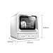 GRFIT Countertop Dishwasher Fully Automatic Household Small Desktop Installation-Free On-Stop Smart Dishwasher