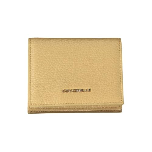 Portefeuille mini Coccinelle beige compact pour petit sac à main