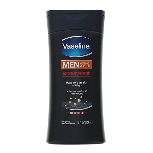 Vaseline Mens Extra Strength Lotion 10 Ounce (295ml) (6 Pack)