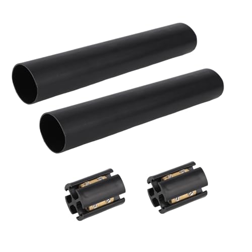 Juego de 2 kits de empalme de cable UF subterráneo con conectores y tubo termorretráctil 14/3 a 8/3