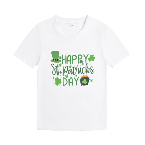 T-shirt Saint-Patrick en coton doux imprimé Lucky Clover