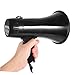 UPKOCH Powerful Handheld Megaphone Speaker for Sports Cheering Party Events and Outdoor Use Lightweight Energy Efficient with Second Recording Capability for Crowds