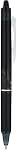 Pilot FriXion Clicker 0.7mm, Stylos de gel effaçables, point fin (paquet de 6, Noir/bleu)