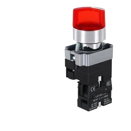 Interrupteur rotatif avec voyant LED intégré pour commande sécurisée 380V