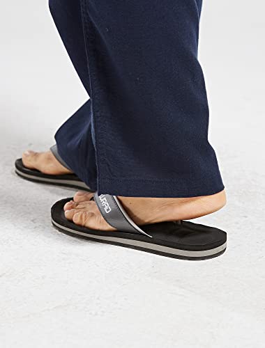 Utcoco Qiuse Men's Casual Loose Fit Straight-Legs Stretchy Waist Beach Pants (Medium, Navy) #TOP5