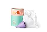 The Hello Cup Extra Small Menstrual Cup, BPA Free, Reusable, Hypoallergenic, Recyclable, Medical...
