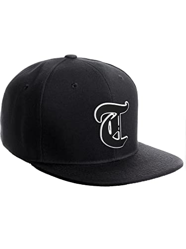 Gorra Snapback plana con letras Old English miniatura 1
