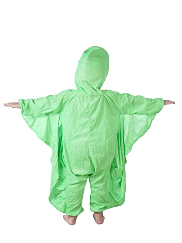 Image of BookMyCostume Green Parrot Tota Pet Bird Kids Fancy Dress Costume 7-8 years