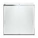 KOHLER K-706000-D3-SH Levity Bypass Bath Door with Handle and 1/4-Inch Frosted Glass in Bright Silver