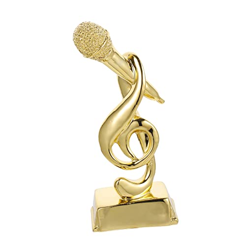 Troféu De Musica Presente Do Grammy Microfone De Mesa Decoração Musical Troféu De Participação Decor