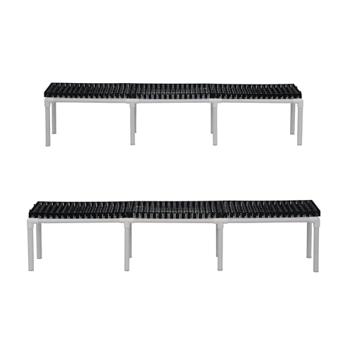 Image of UPVC Plant Stand for Balcony, Terrace, Grow Bags & Pots - 5 Ft | 100% Waterproof UPVC, 100kg Load Capacity, Heavy-Duty, Supports Heavy Pots & Grow Bags. Size: 60 x 10 x 13 Inch.