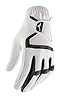 Mizuno Mens MX Synthetic Leather Golf Glove, Left Hand White/Black, Medium Large