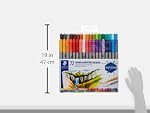 Staedtler Double-Ended Fiber-Tip Pens, Non-permanent Ink, Fine & Bold Writing and Coloring Tips, 72 Assorted Colors, 3200 TB72