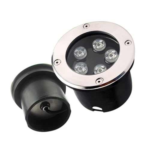 水中 スポットライト - LED DC 12V プール照明、IP68 防水水中景観スポットライト(White,18W(12v))