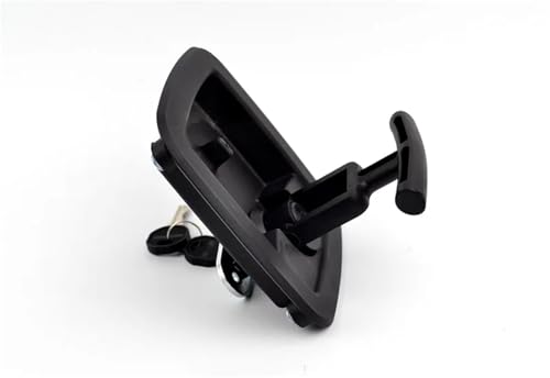 Verrou en acier noir MS904 à traction robuste pour coffret technique - 4