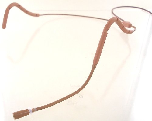 Av-Jefe Avl623 Cocoa/Caramel/Brown Color Professional Mini Sweat Resistant Headset Microphone For Sennheiser Wireless Systems. New Ergonomic, Flexible Frame, Easily Adjust To Fit #TOP5