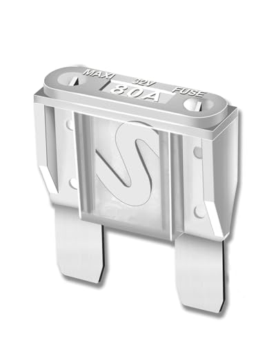 10pcs 80AMP Maxi Fuses - 80A Automotive Blade Fuse for Auto, Car, Rv, Boat, Truck