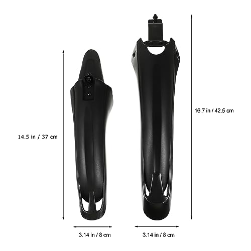 Garde boue VTT Yardwe plastique noir accessoire pneu vélo - 5