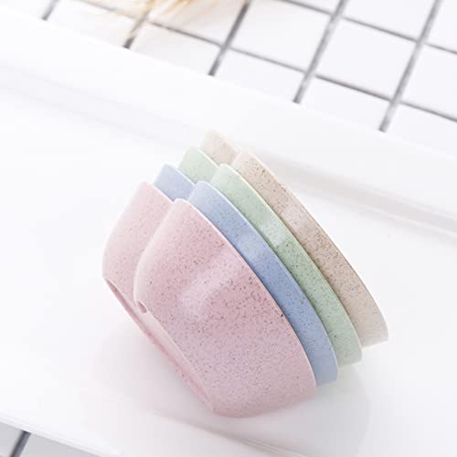 Esowemsn 10Pcs Assorted Color Plastic Mini Heart-Shaped Sauce Dishes Dipping Bowls Soy Sauce Dishes Appetizer Serving Tray For Home Kitchen Restaurant thumb #2