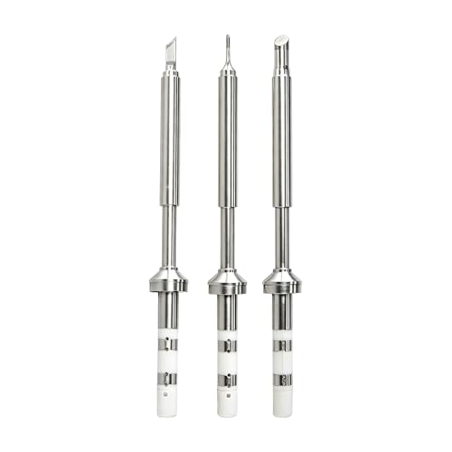 Image of 3PCS TS100 Soldering Tips Kit, Compatible with TS100|TS101| /PinecilV2|pine64 Soldering Iron-Includes TS-KU,TS-C1,TS-C4 Fast Heating