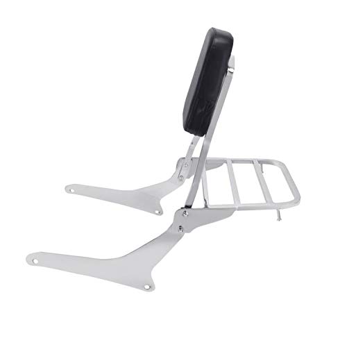 Passanger Backrest Sissy Bar + Luggage Rack For Yamaha V Star 1300 XVS1300A Midnight Star Heavy-Duty