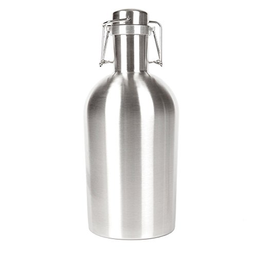 Growler - 64 oz. Stainless Steel, Swing-Top Lid