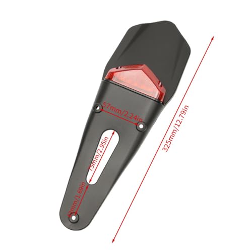 Image of Rear Mudguard LED Brake Tail Light Turn Signals Running Lamps License Plate Light With 3 Wires for Custom Off-road Cross Dirt Bike Enduro Yamaha Suzuki Kawasaki Honda CRF