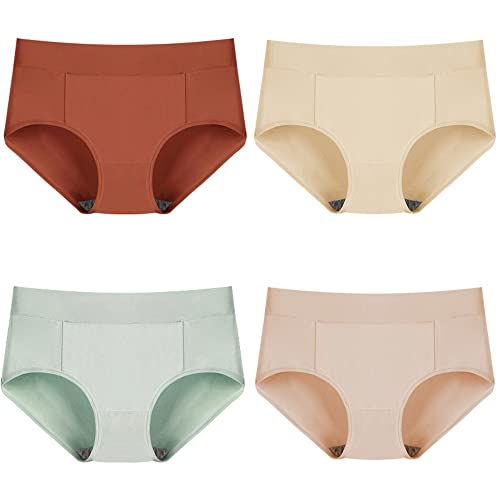 Slip femme respirant taille moyenne WENJUN lot de 4 culottes en taille XXL coloris C confort