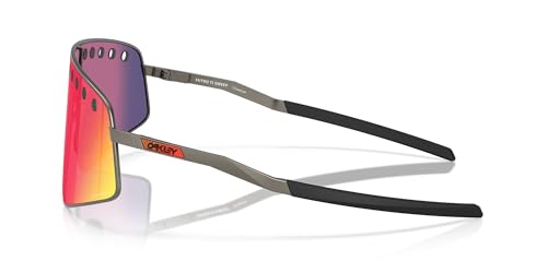 Image of Oakley Sunglasses for Men - OO6025 Sutro TI Sweep Sunglasses with Rimless Titanium Frames PRIZM Lenses