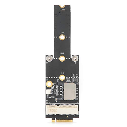 Shipenophy Carte Adaptateur de câble USB de convertisseur de réseau PCI-E vers NGFF Pièce de Connexion 3G / 4G / WiFi pour Ordinateur de Bureau