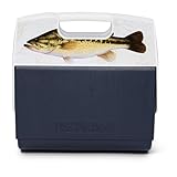 Igloo 16 Quart Limited Edition Marine Large Mouth Bass Portable Lunchbox Playmate Elite Cooler Ice Box (48852)