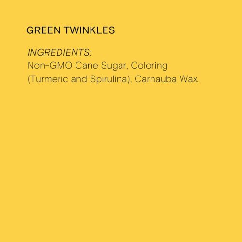 Image of Supernatural Twinkles Sprinkles, Emerald Green Sanding Sugar, Non-GMO, Vegan, 3oz, Made in USA