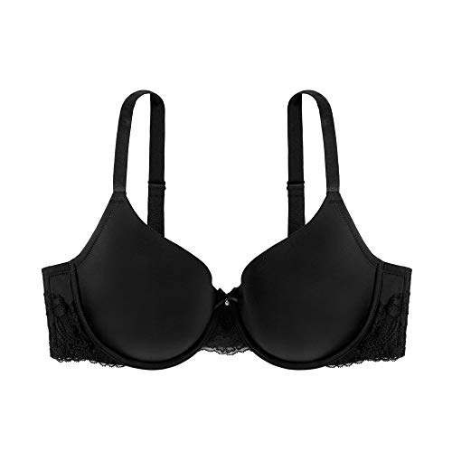 Dorina D17165A-V00 Curve Adele Women’S Full Coverage Cup Light Padded Underwire T Shirt Demi Bra For Women Everyday Plus Sizes C To G Cups thumb #1