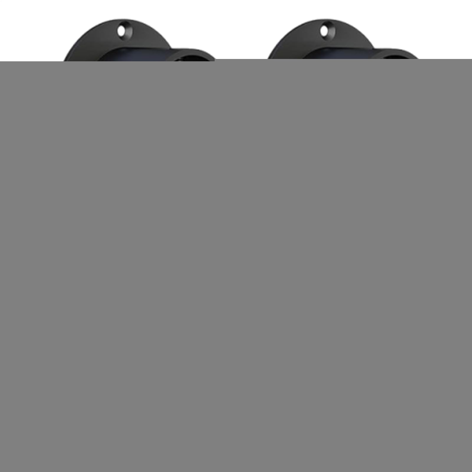 Supports de corde en métal noir avec vis pour clôture et escalier extérieur
