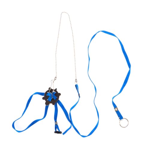 CIYODO Pet Harness Reptile Leash Turtle Lizard Leash Outdoor Training Strap Finger Loop for Comfortable to Hold