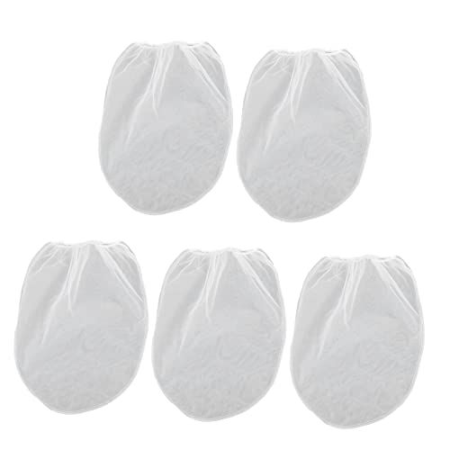 BEBEMOKO Elastic Opening Strainer Bags 5pcs Paint Strainer Bags Polyester Mesh Filters