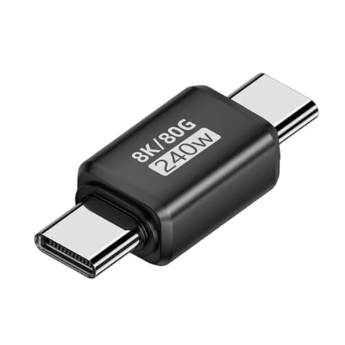 Guaber Adaptateur USB.0 en Aluminium pour La Sortie Vidéo 8K60Hz Et La Compatibilité des Périphériques Multiples 240W De Livraison De Puissance USB C Convertisseur